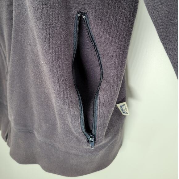 Blue Marlin Ireland Embroidered Zip Front Raglan Long Sleeve Trainer Sweatshirt - Picture 11 of 16